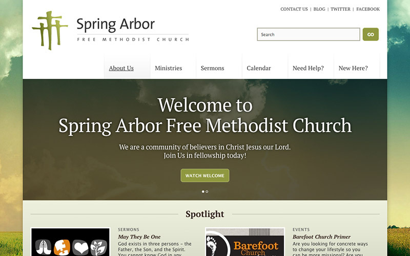 Spring Arbor Homepage