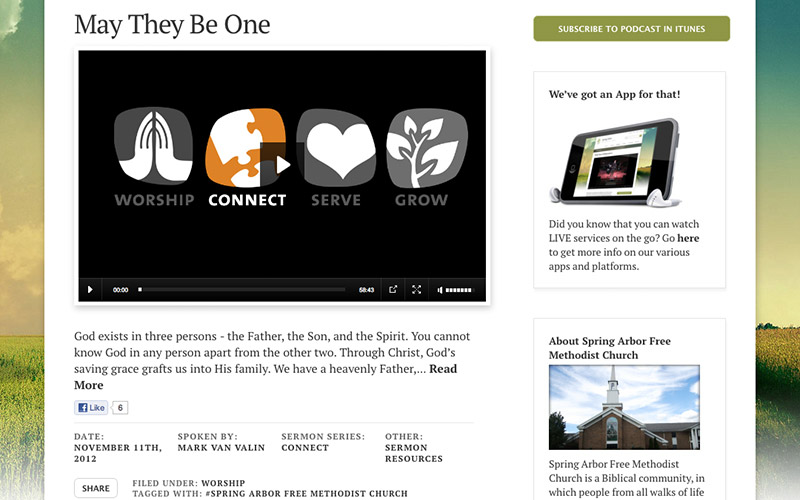 Spring Arbor Sermons