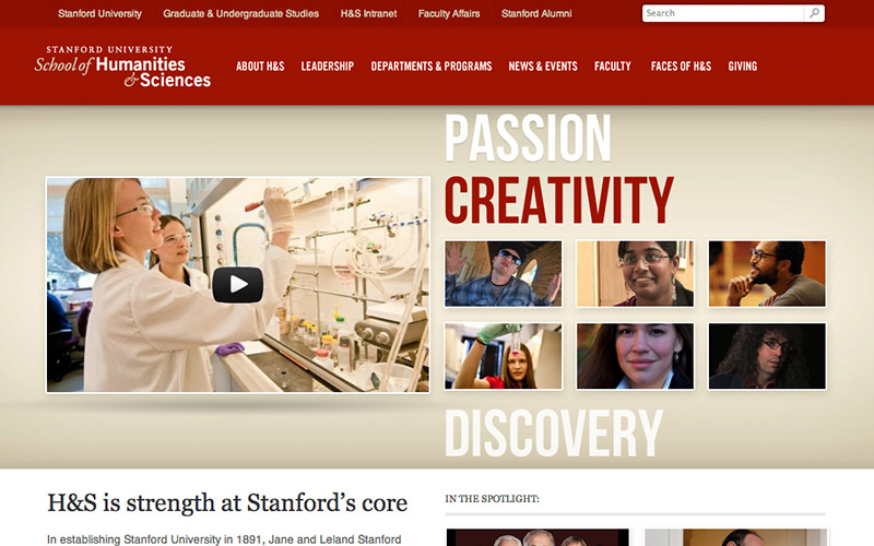 Stanford H&M Homepage
